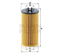 MANN-FILTER Oil Filter HU 835/1 z – with gasket, 143 mm – fits Audi A4/A6/A8 Allroad, VW Phaeton