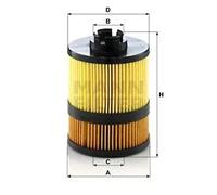 Oil filter Filter Insert HU 9002 z MANN-FILTER for SAAB RENAULT OPEL