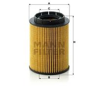 Mann Filter Oil Filter HU 932/7 x - 83mm outer diameter, 110mm height - Fits VW Touareg