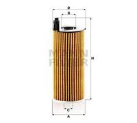 MANN-FILTER Oil filter HU 6014 z with gasket/seal Filter Insert