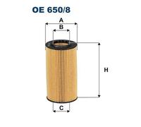 Filtron Oil Filter OE 650/8 - Fits Audi & VW