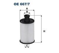 FILTRON OE 667/7 Oil filter