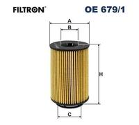 Oil filter Filter Insert IEC 60417-6183 mechanical expertise required OE 679/1