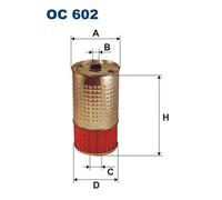 Fits FILTRON OC 602 OIL FILTER.DB 124D,201D UK Stock