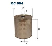 Oil filter Filter Insert OC 604 FILTRON for MERCEDES-BENZ HECKFLOSSE PULLMANN LP