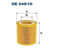 Oil filter Filter Insert OE 649/10 FILTRON for BMW 5 1 Sports Hatch 5 Touring X1