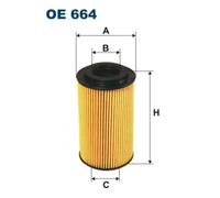 Oil filter Filter Insert OE 664 FILTRON for PORSCHE 911 BOXSTER 911 Convertible