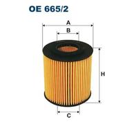 Oil filter Filter Insert OE 665/2 FILTRON for MAZDA 6 Hatchback 6 Saloon 3 CX-7