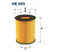 Oil filter Filter Insert OE 665 FILTRON for FORD MAZDA