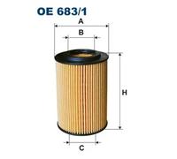 Oil filter Filter Insert OE 683/1 FILTRON for HONDA CR-V IV CIVIC IX CR-V III