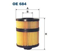 Oil filter Filter Insert OE 684 FILTRON for SAAB RENAULT OPEL