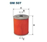 Oil filter Filter Insert OM 507 FILTRON