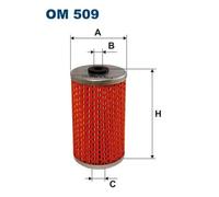Oil filter Filter Insert OM 509 FILTRON for MERCEDES-BENZ PUCH