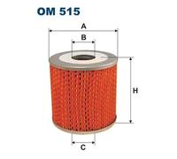 Oil filter Filter Insert OM 515 FILTRON for FORD EBRO