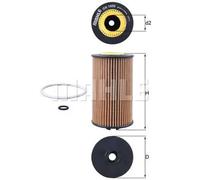 Mahle OX 1058D Oil Filter
