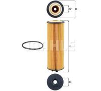 MAHLE OX 1155D Oil filter