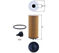 Oil Filter OX1238D Mahle 11428593186 8593186
