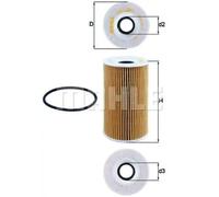 MAHLE Oil Filter - OX1281D