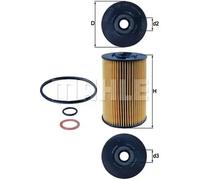 Oil filter Filter Insert OX 150D1 KNECHT for MERCEDES-BENZ T2/LN1 Van T2/LN1 Bus