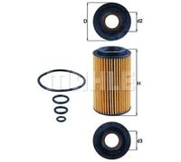 KNECHT OX 153/7D Oil Filter for ALFA ROMEO,AUDI,CADILLAC,CHEVROLET,CHRYSLER,MERC