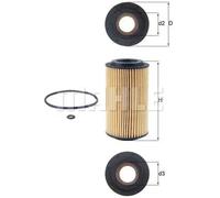 Mahle Original Engine Oil Filter OX153D1 – Replacement for Chevrolet, Opel, Saab, Vauxhall