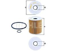 Oil filter Filter Insert OX 156D1 KNECHT for OPEL OMEGA B OMEGA B Estate