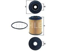Oil filter Filter Insert OX 160D KNECHT for VW FORD MERCEDES-BENZ JEEP AUDI