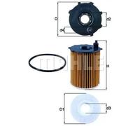 MAHLE Oil Filter - OX1712D