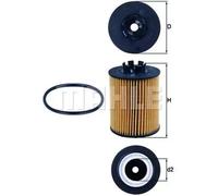 MAHLE OX 173/2D Oil filter