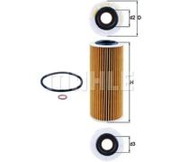 MAHLE Oil Filter - OX1773D