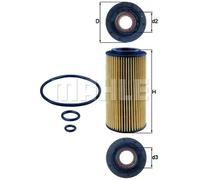 Oil filter Filter Insert OX 179D KNECHT for MERCEDES-BENZ E-CLASS S-CLASS