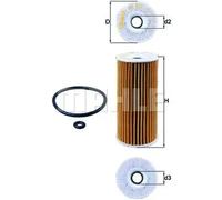 MAHLE Original Oil Filter OX201D - OE Fit for Mercedes A-Class/B-Class/Vaneo