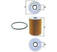 Mahle Oil Filter OX254D5 0PB115403 0PB115466 94810702200 94810722200 72346912