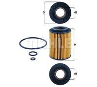 MAHLE Oil Filter Element - OX347D