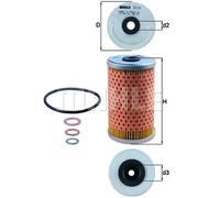 MAHLE OX 34D Oil Filter - Oil Filter with Gasket / Gasket Set