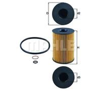 Oil filter Filter Insert OX 353/7D KNECHT for ALPINA BMW ROLLS-ROYCE LAND ROVER