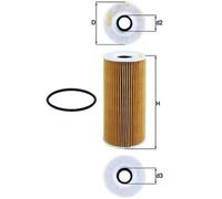 Oil filter Filter Insert OX 366D MAHLE for PORSCHE BOXSTER Spyder CAYMAN BOXSTER