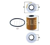 Oil filter Filter Insert OX 369D KNECHT for HYUNDAI KIA