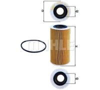 MAHLE OX 370D Oil filter