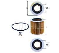 MAHLE OX 387D Oil Filter - Oil Filter with Gasket / Gasket Set