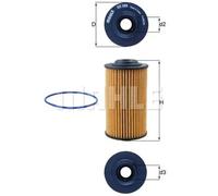 Oil Filter fits CADILLAC CTS 2.8 05 to 09 LP1 Mahle 19114105 92149006 93186310