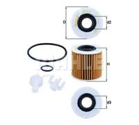 MAHLE OX 414D1 Oil filter