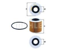 MAHLE OX 414D2 Oil filter