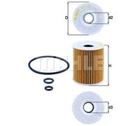 MAHLE OX 422D Oil filter