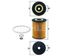 Oil filter Filter Insert OX 636D KNECHT for MORGAN BMW ROLLS-ROYCE ALPINA