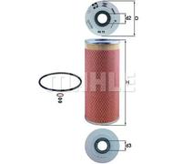 Oil filter Filter Insert OX 72D KNECHT for BMW BERTONE