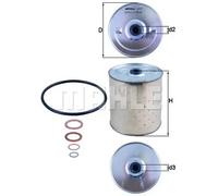Oil filter Filter Insert OX 85D KNECHT for MERCEDES-BENZ HECKFLOSSE PULLMANN LP
