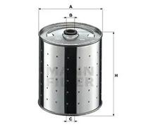 Oil filter Filter Insert PF 1155 MANN-FILTER for MERCEDES-BENZ PULLMANN UNIMOG