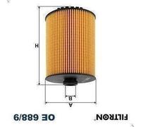 Oil filter FILTRON OE 688/9 for VW CC B7 (358) 3.6 2011-2016