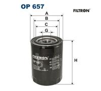 Filtron Oil Filter OP 657 – Spin-on – for Porsche & Deutz-Fahr